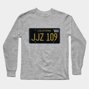 Bullitt Movie Mustang License Plate Long Sleeve T-Shirt